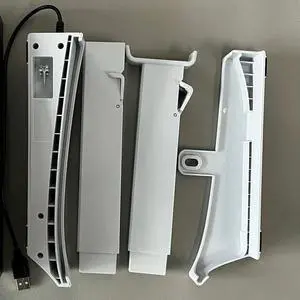 Stand Holder for PS 5 Slim and for PS 5 Pro Console 5-Port USB Ports with Controller & Headset Holder for 5 Slim/Pro