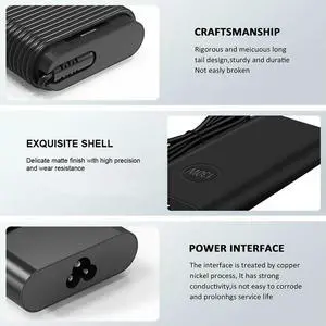 130W USB Type C AC Laptop Adapter Power Charger 20V 6.5A for XPS 17 9700 9710 9720 9730 for Precision 5550 5750 3560