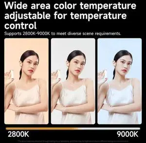 40W LED Camera Light 4400mAh Rechargeable Handheld Fill Light Photography Lighting Portable Light Panel for Photography