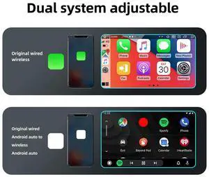 Wireless CarPlay Android Auto Adapter Carplay Dongle Plug & Play Wired To Wireless Carplay Dongle USB Car Play Dongle