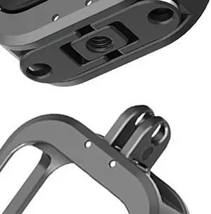 l Cage 1/4in Threads Portable Camera Housing Cage Cold Shoe Mount Action Camera Frame Case for X4 Action Camera