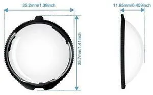 Optical Glass Lens Protective Cover Anti-Scratch Lens Protector Protective Lens Cap Cover for X5 Camera Accessories