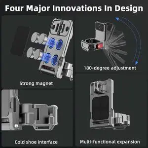 For Osmo Pocket 3 Multifunctional Desktop Base Magnetic Camera Desktop Base Stand Holder for Pocket 3 Upgraded Accessories