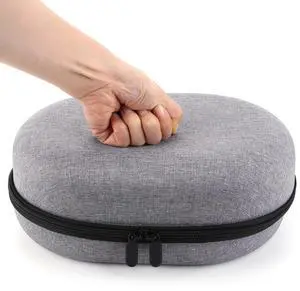 Protective Bag Case Anti-Scratch Portable Bag Shockproof Hard Carry Bag Partition with Mesh Bag for Quest 3 Headset