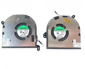 Replacement Laptop CPU GPU Cooling Fan for XPS 2020 Year 15 9500 9510 Precision 5550 Series Fan 009RK6 0DJH35