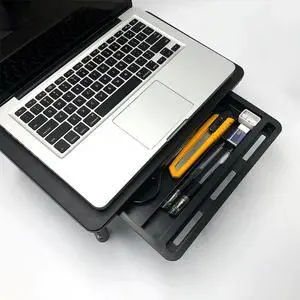 Monitor Stand Riser with Drawer Desk Laptop Stand 3 Height Adjustable Computer Printer Shelf for Laptop PC Printer
