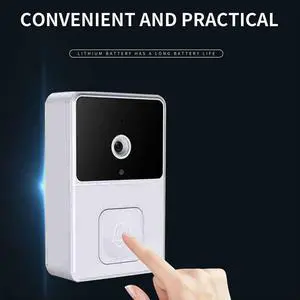 4.3 Inch IPS Screen HD Video Doorbell Infrared Night Vision 2.4G Wi-Fi ligent Video Intercom Doorbell for Home Surveillance