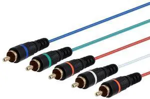 Component Converter 5RCA Audio Video YPbPr Component Adapter NGC Digital AV Output for Nintendo GameCube