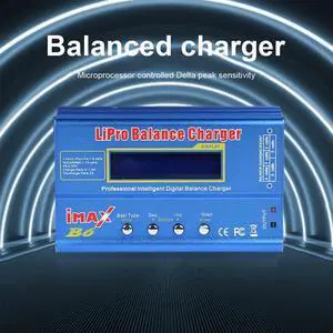 50/80W Balance Discharger LCD Dispaly Digital Pack Charger Discharge Power 5W for Lion LiPo NiMH NiCd LiFe Pb RC