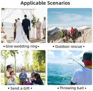 Air Dropping System 150mAh Drone Ring Gift Delivery Device Remote Fishing Bait Ring Sender Dispenser Thrower for Mavic Air 3