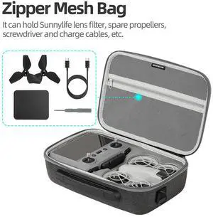 Portable Carrying Case Travel Bag Shockproof Case for Neo Drone and RC 2 Remote Controller
