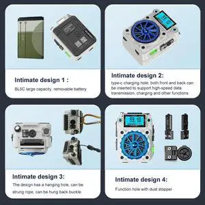 Music Player Bluetooth-Compatible 5.2 Speaker TF Card/3.5mm Loudspeaker with Color Lights for Home/Outdoor/Party/Birthday Gift