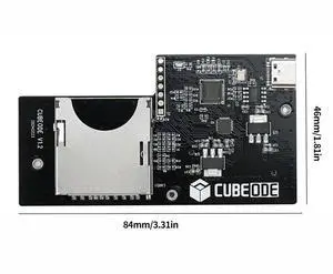 CUBEODE V1.2 Optical Drive Emulator Upgraded Plug and Play Game Console Optical Drive Emulator for NGC GameCube DOL-001&DOL-101