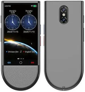 S15 4G Portable AI Translator 148 Languages Instant Voice Translator Offline Online Translation for Business Learning Travel
