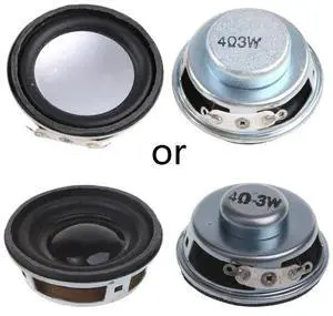 2pcs/lot Speakers Horn 3W 4 Ohm Diameter 4CM Mini Amplifier Rubber Gasket Loudspeaker 40MM 3W 4R Power Amplifier Sound Speaker