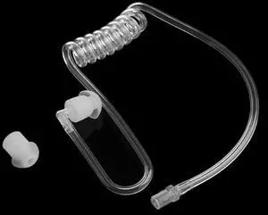 Earphone Accessories Transparent Coil Acoustic Air Tube Earplug For Two-Way Radio Walkie Talkie Earpiece Headset Accessories