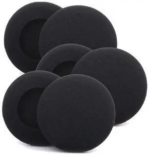10Pcs 50mm Soft Sponge Headband Headphone Pad Cushion Headset Cover Replacement