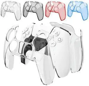 Electronic Machine Accessories Transparent PC Cover Skin for 5 Controller Accessories
