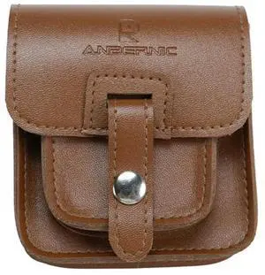 For Anbernic RG34XXSP Game Console Carrying Case Dust Proof Leather Console Protective Bag Anti-Scratch Outdoor Flap Bag