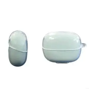 Transparent Case For Redmi Buds 6 Pro Earphones Full Cover Clear Anti Scratch Protector Cover with Hook Shell