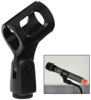 OOTDTY Plastic Flexible Clamp Clip Holder Mount Microphone Mic Stand Accessory