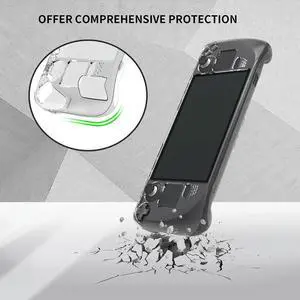 Anti Slip Hard PC Shell Case for Steam Deck Crystal Clear Game Console Cover
