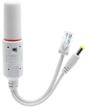 48V To 12V POE Spliter Waterproof POE Cable IEEE802.3af/at Compliant Ethernet Adapter Cable for IP Camera AP Voip Phone and More