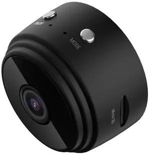 Rotary 1080p HD Night Vision Wireless Camera/Memory Card Surveillance Device Set