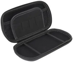 Hard EVA Carrying Case with Tempered Glass Film Handheld Game Console Case Shockproof for Trimui Pro Handheld Game Console