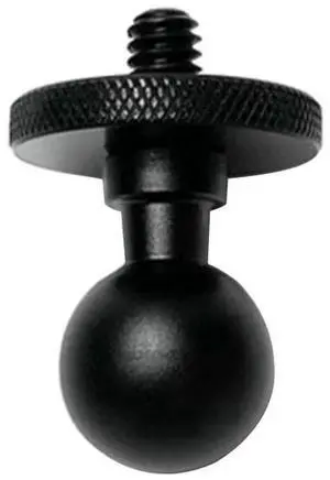 17mm Ball Head Mount Adapter 1/4" Screw Super Clamp Clip for Motorcycle Bike Riding Extension Action Phone Camera Bracket