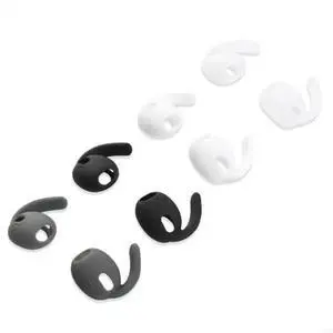 8pcs Soft Silicone Earphone Eartips Ear Hooks for Galaxy Buds 3 Anti-Slip Wing Tips Ear Tip Protective Sleeve