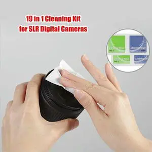 19Pcs Professional Camera Cleaning Lens Camera Cleaning Kit Cleaner Kit DSLR Lens Digital Camera Sensor Cleaning