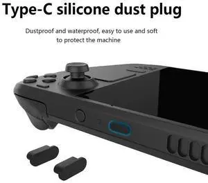 For Steam Deck Console Accessories Bundle Touchpad Sticker Button Stickers Silicone Thumbstick Caps Dustproof Net