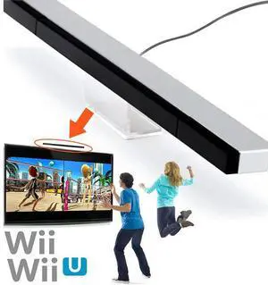 Sensor Bar USB Replacement Infrared TV Ray Wired Remote Sensor Bar for Wii/Wii U