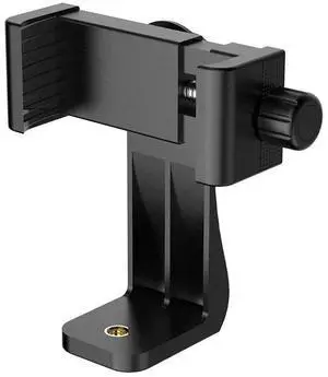 360 Degree Mobile Phone Universal Clip Compatible For phone Tripod Mount With 1/4 Screw Cellphone Holder Desk Tripod Adapter