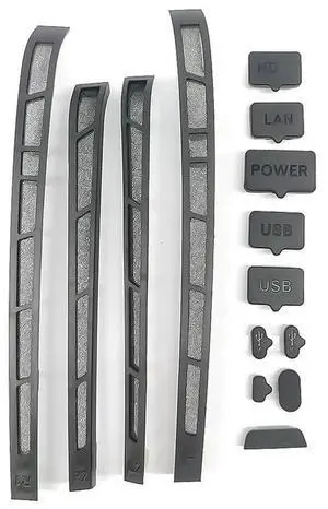 12 in 1 Silicone Dust Plugs Set Dustproof Plug Port Plugs for Slim for 5 Slim Console Accessories Pack