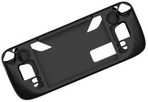Silicone Case Anti Slip Soft Shell Game Console Full Cover with Foldable Bracket Replacement Accessories for Steam Deck