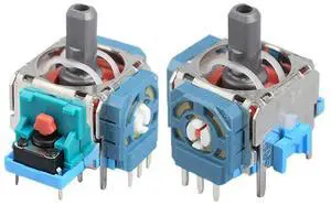2Pcs Replacement 3D Analog Joystick for Wireless Controller Analog 3D Joysticks Replacement for 5 Controller