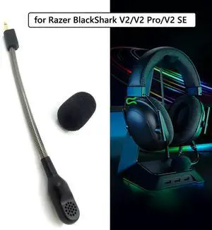 Replacement Game Microphone Portable Stereo Studio Gaming Headset for BlackShark V2/V2 Pro/V2 SE Gaming Headset