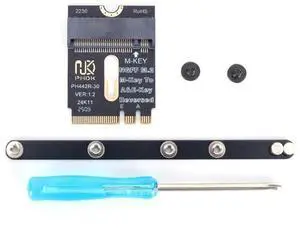 M.2 A+E To NVME SSD Adapter A/E Key To M Key PCIE 4.0 Riser Card W/ Bracket M2 Interface for 2230 2242 2260 2280 NVME SSD