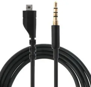 Replacement Audio Cable for Steelseries Arctis 3 5 7 Headphones Black 1.5m Extension Cord