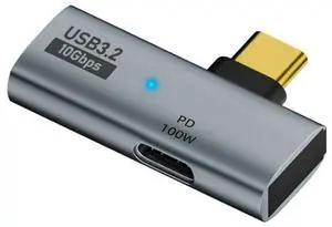 2 in 1 USB Type C Hub Adapter to USB3.0 female + Type C female 100W PD Charging Port 10Gbps OTG for MacBook Pro Laptop