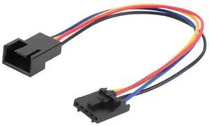 5Pin to 4Pin Fan Connector Adapter Converter Extension Cable Wire for