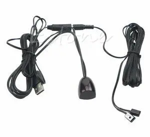 1 PC For 1 Receiver 2 Emitters Repeater Hidden Infrared Remote IR Extender System Kit