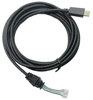 For ROG Delta / ROG Delta S USB-C Gaming Headset Cord Aux Wire Headphone Cable Line