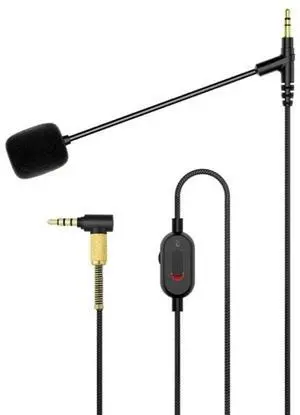Headset Mic Cable for WH-1000XM5 WH-1000XM4 WH-1000XM3 Audio Cables Aux 3.5mm Headphones Microphone Boom
