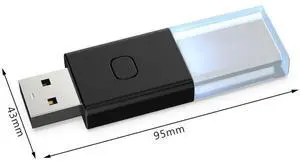 For Switch Xbox Pro USB Receiver Bluetooth-compatible Controller Dongle Adapter for PS4/5 Bluetooth-compatible 5.0 Adapter