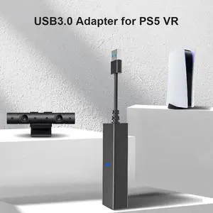 for VR Adapter LED Indicator VR Cable Adapter for VR Somatosensory Game Console Mini Camera Connector