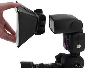 125x100mm Universal Foldable DSLR Photo Flash Light Diffuser Light Soft Box Universal CameraLight Diffuser Softbox