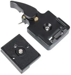 323 Quick Release Plate Clamp Adapter for Manfrotto 200PL-14 Camera Tripod
